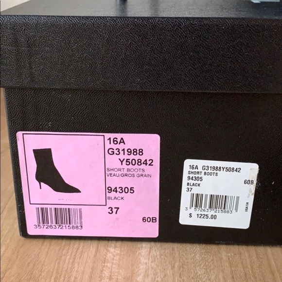 SOLD Chanel Black Stiletto Ankle Boots Booties - Picture 5 of 8